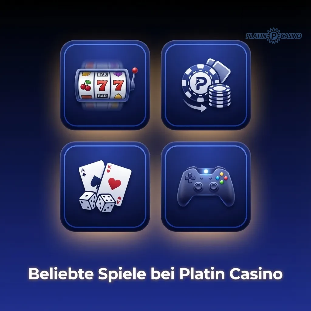 Popular casino slot games including Book of Dead, Starburst, and Gonzo's Quest displayed at Platin Casino