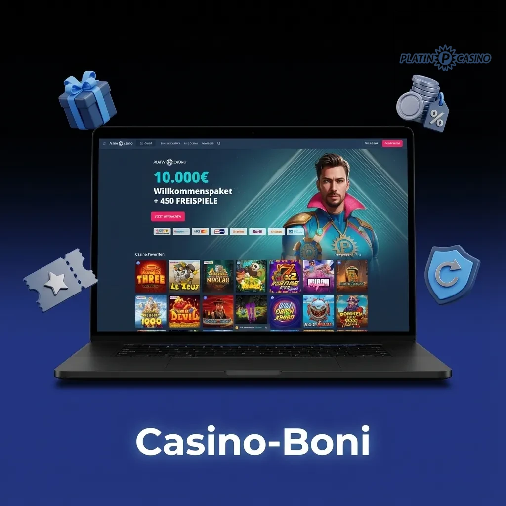 Casino bonus promotions showing reload, cashback, free spins, and weekend boost offers for players