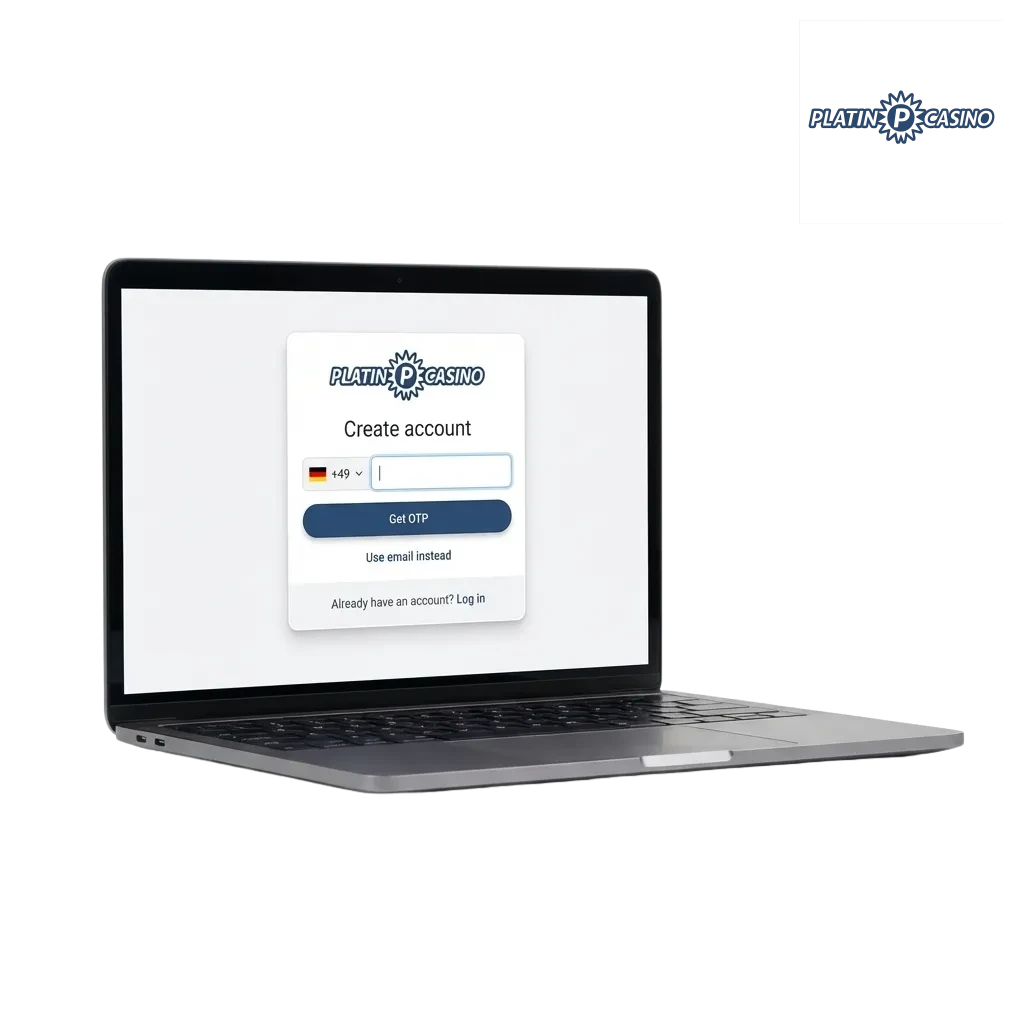 Platin Casino Registrierung: Anmeldeoptionen für Casino-Spiele und Sportwetten mit Willkommensbonus in Deutschland