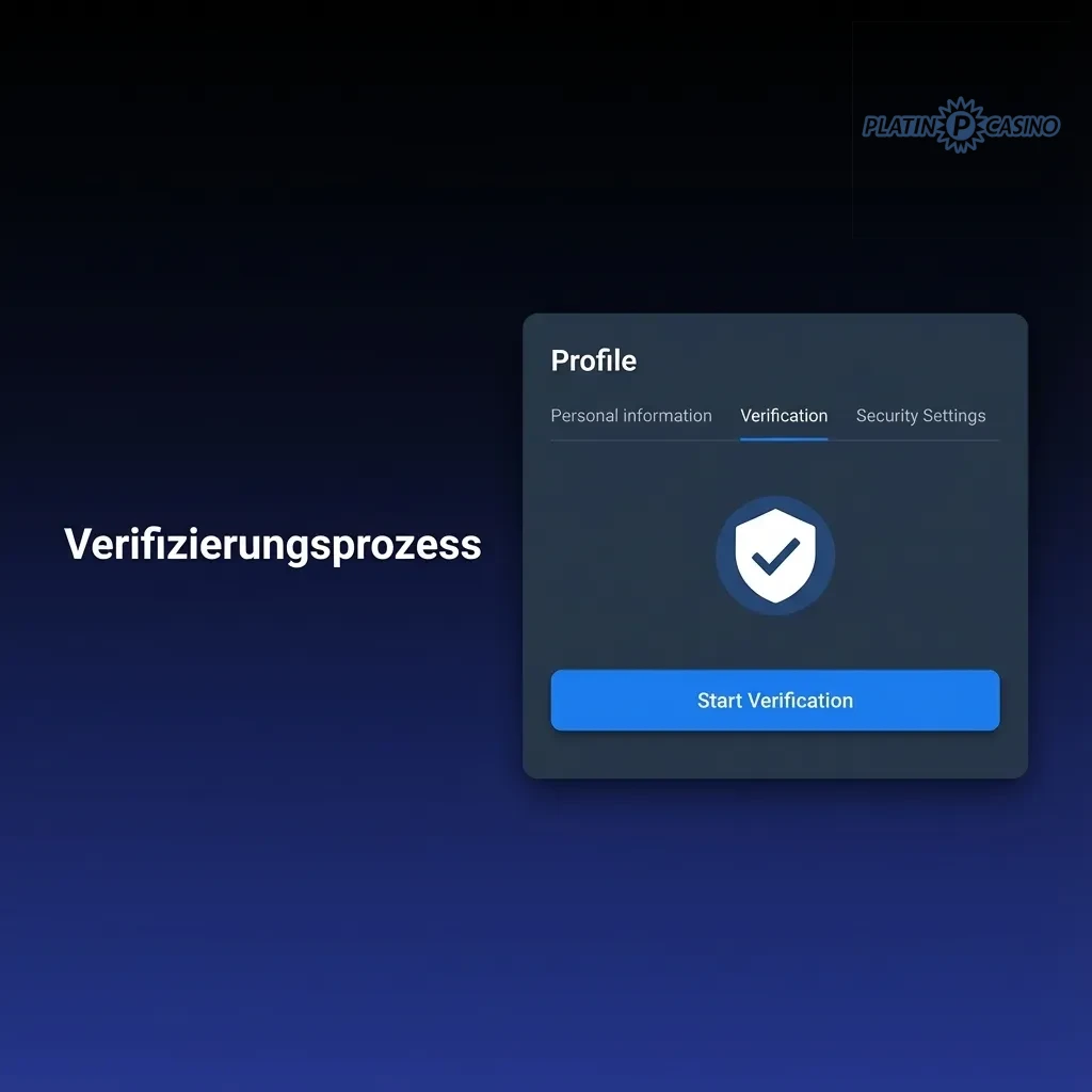Schritt-für-Schritt Verifizierungsprozess mit Dokumenten-Upload für Identitätsnachweis und Adressbestätigung