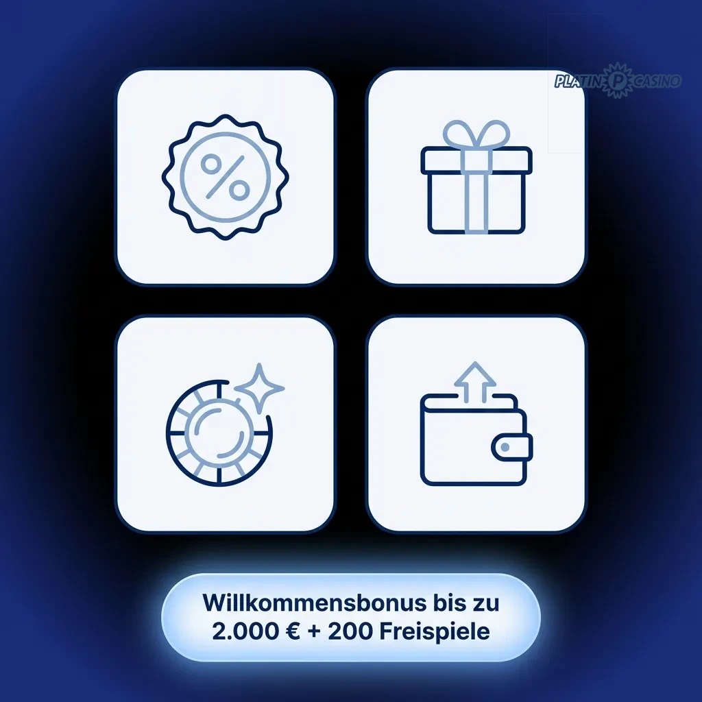 Casino welcome bonus up to €2,000 plus 200 free spins on first three deposits with 35x wagering requirements